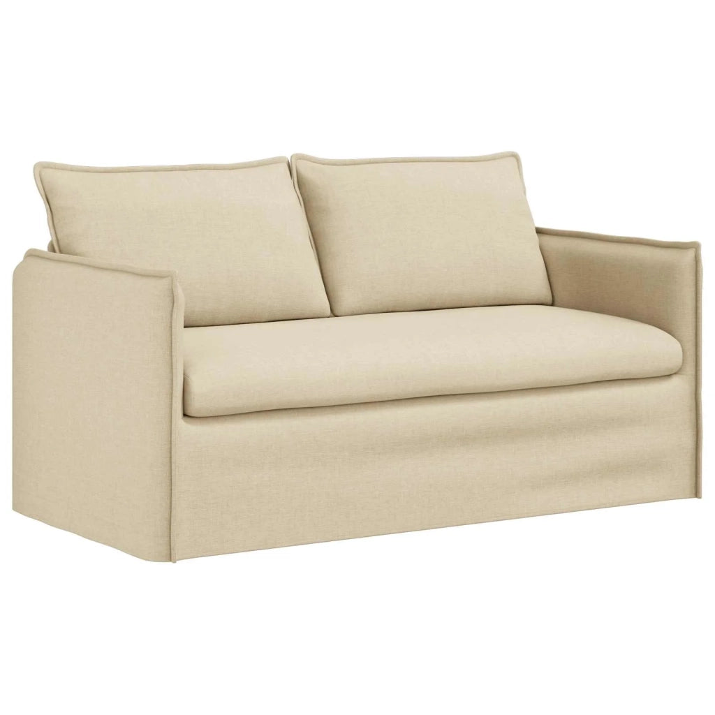 Divano Crema 156 x 82 x 85 cm Tessuto 42024523