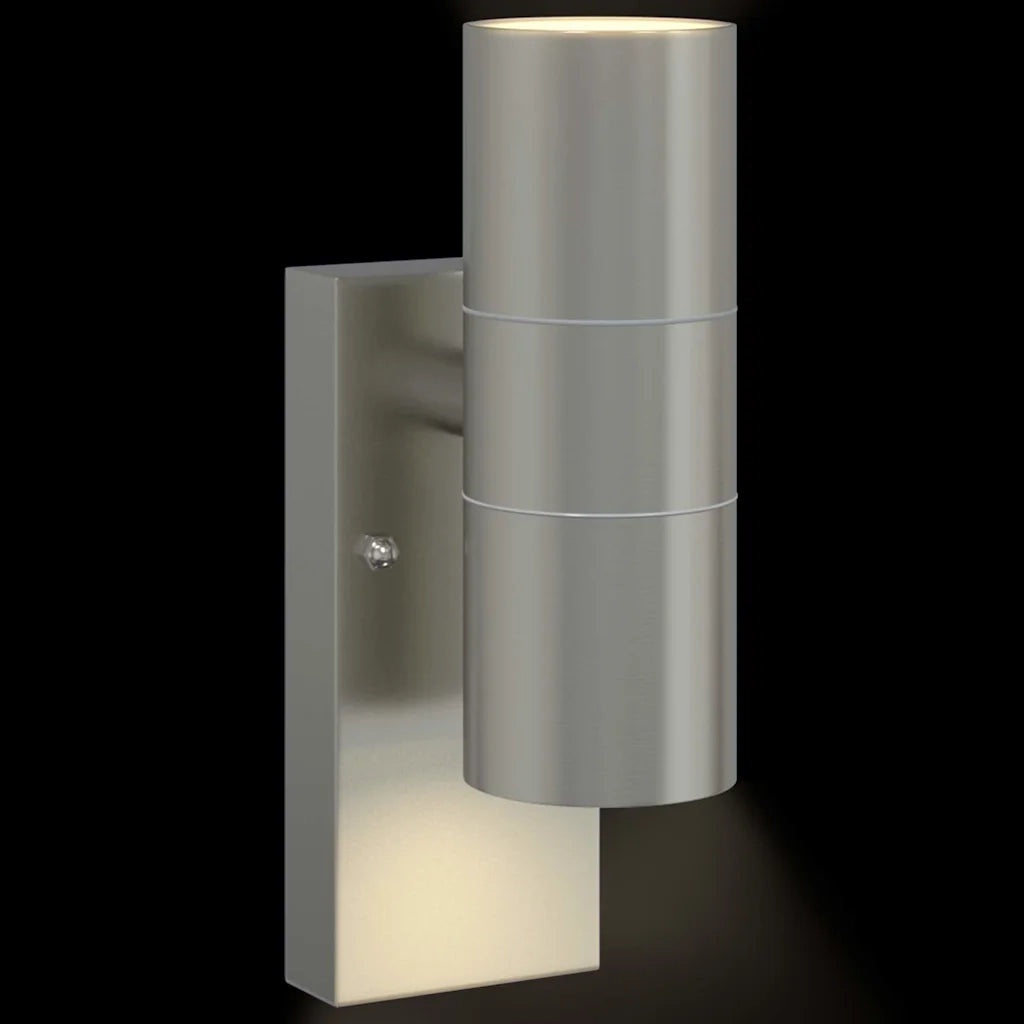 Lampada da Parete Esterna Argento 7 x 10 x 22 cm 4005991