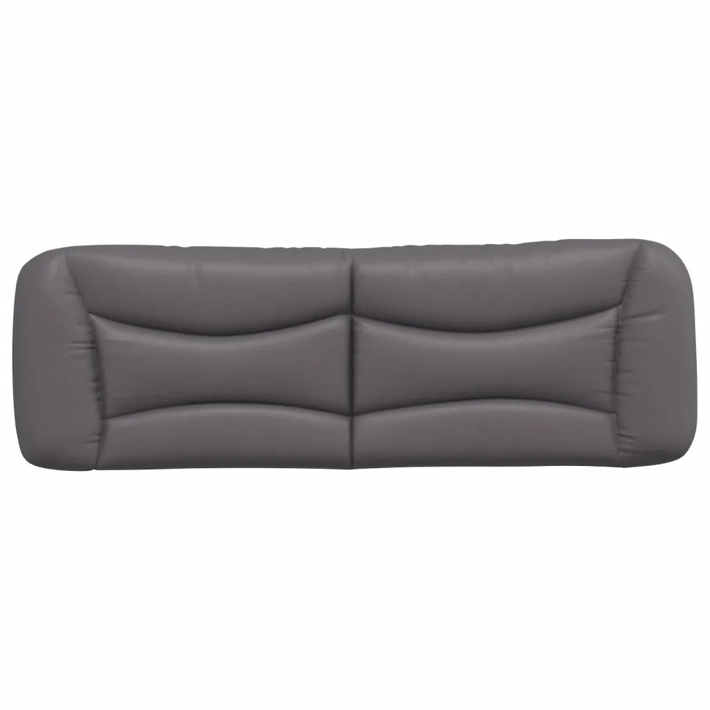 Cuscino Testiera Hvar Grigio 160 cm in Similpelle 374598