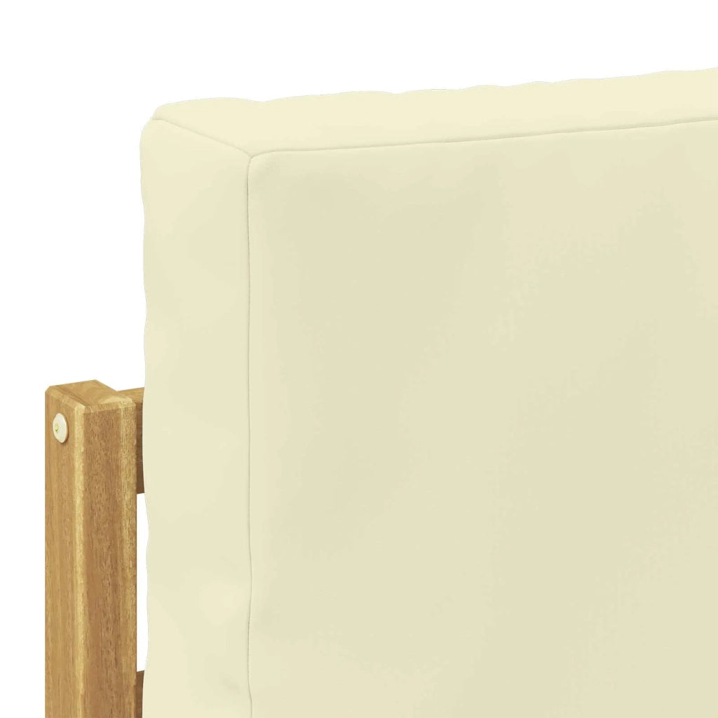 Set di divani da esterno 7 pcs Bianco e Crema 3392435