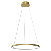 Sospensione LED Milagro Hoop anello Ø50 ottone 27W