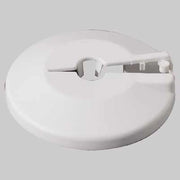 ROSETTA IN PLASTICA BIANCA  22 ferro 1/2     MADE IN ITALY