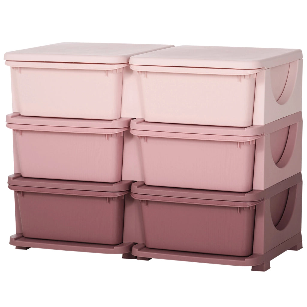 Cassettiera Bambini 3 Cassetti ¨C Xylo ¨C Rosa
