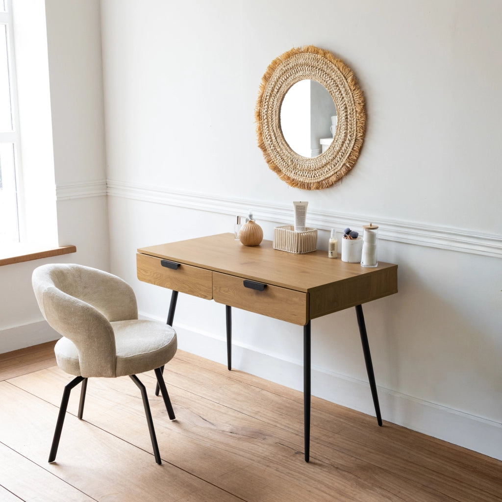Scrivania in legno 2 cassetti LOUIS