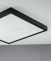 STRUTTURA NERA PER PANNELLO LED 59,8X59,8X4,5CM IN ALLUMINIO
