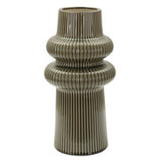Vaso Decorativo VKH1046, Verde, Ceramica, 18x18x36 cm