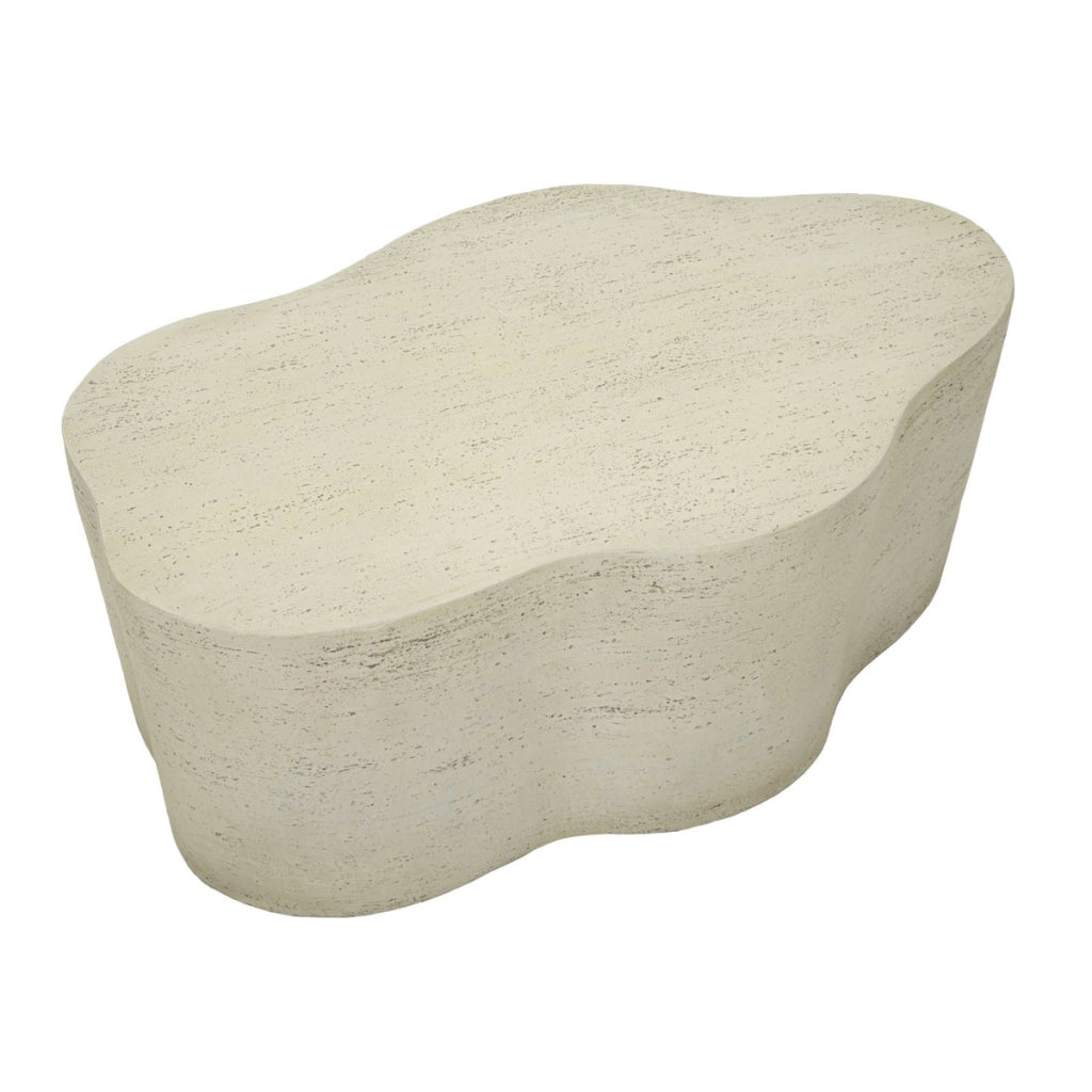 Tavolino VKH1068, Beige, MgO, 92,5x54,8x40 cm