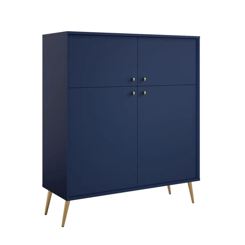 Set di mobili design AZURÉA – Sala da pranzo completa – Colore blu profondo