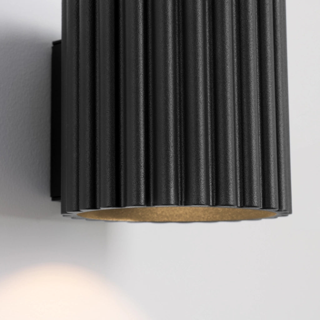 Lampada a parete AURA nero G9