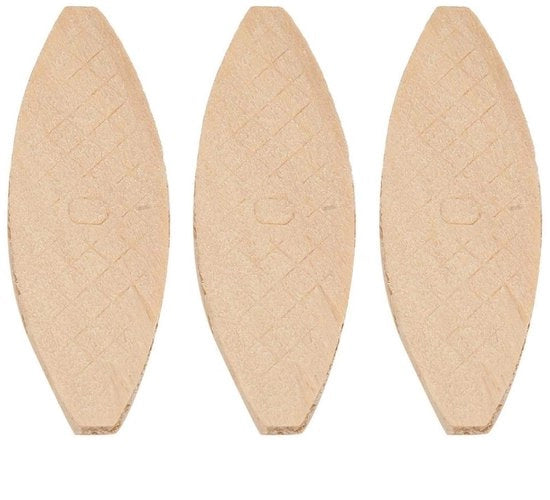 Cookie per legno 100 pezzi - Giunti in legno - Rulli di legno - Cookie unificanti - Progetti di lavorazione del legno - Disponibili in 3 misure