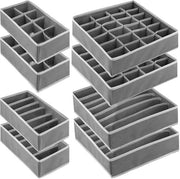 Organizzatore di carico - multifunzionale e pieghevole - set da 8 - stoffa e cartone