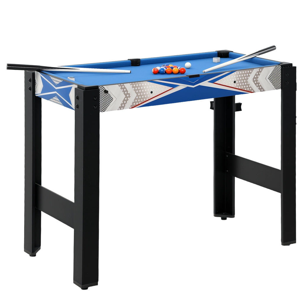 Tavolo da gioco 5 in 1 ¨C Minimal ¨C MDF, plastica, blu