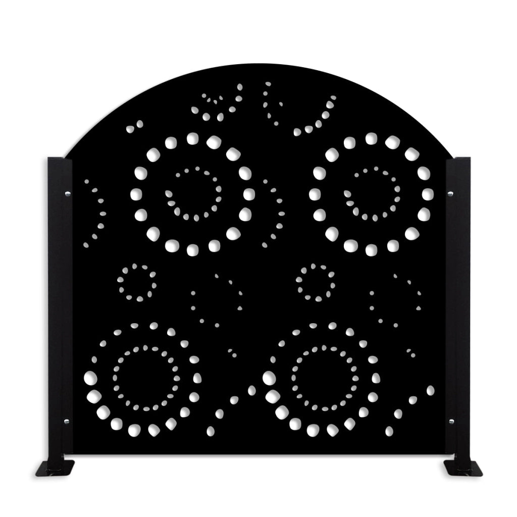 Ringhiera DEKOPLAST Curva mod. FIBONACCI Colore: nero