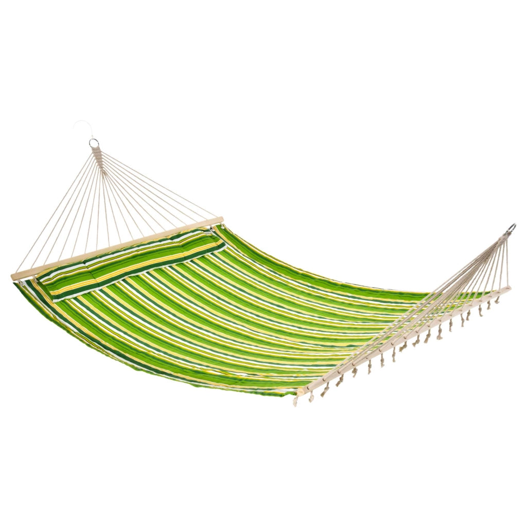 Amaca da Giardino Doppia con Cuscino ¨C Minimal ¨C Grigio 188x140 cm