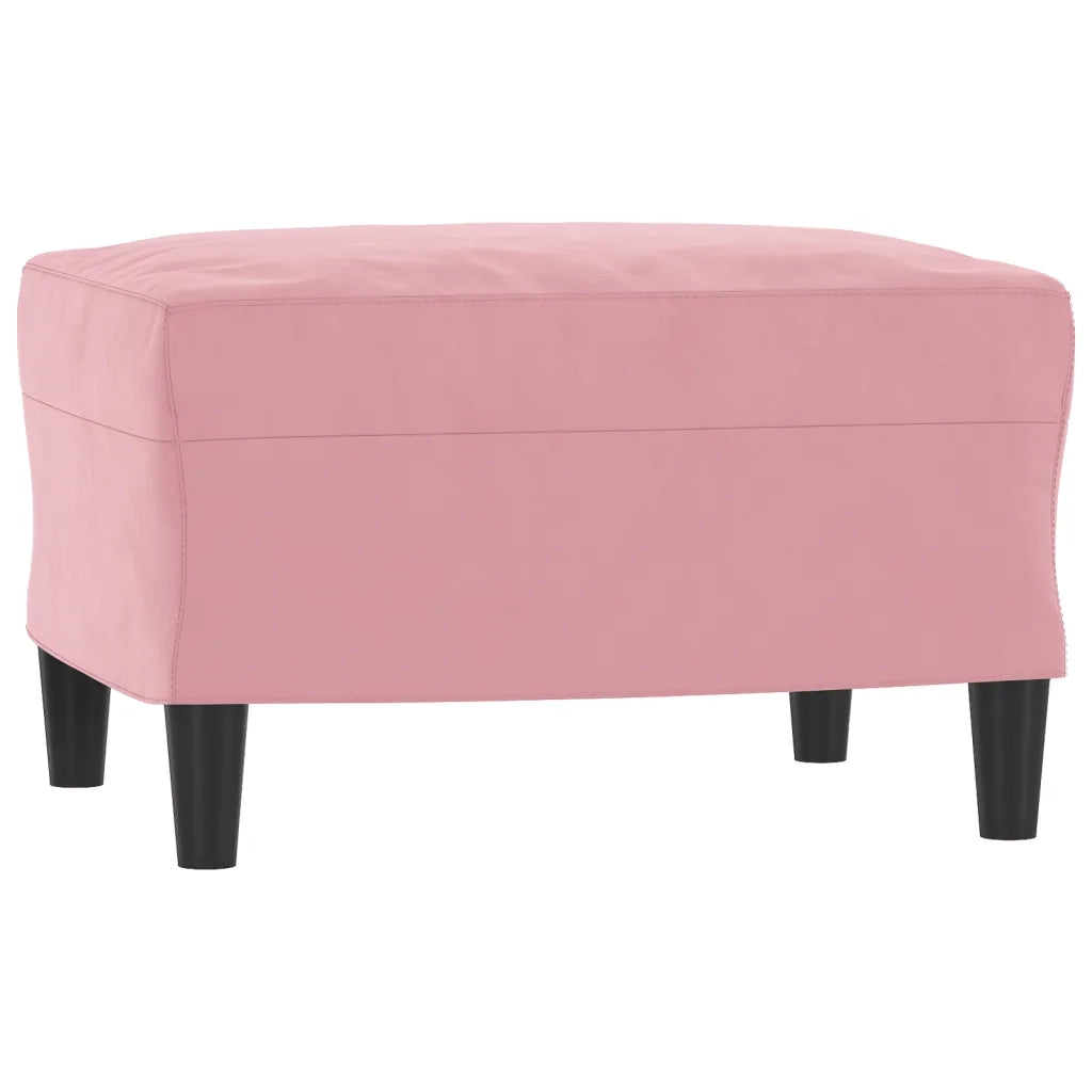 Set di Divani 3 pz Rosa in Velluto 3201987