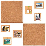 Prikbord Autoadesivo - 2 Pezzi - 30 x 30 cm - Adatto per Ufficio e Scuola