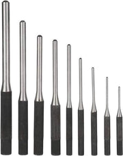 Set di punteria a rullo professionale da 9 pezzi con valigetta portatile in acciaio resistente.