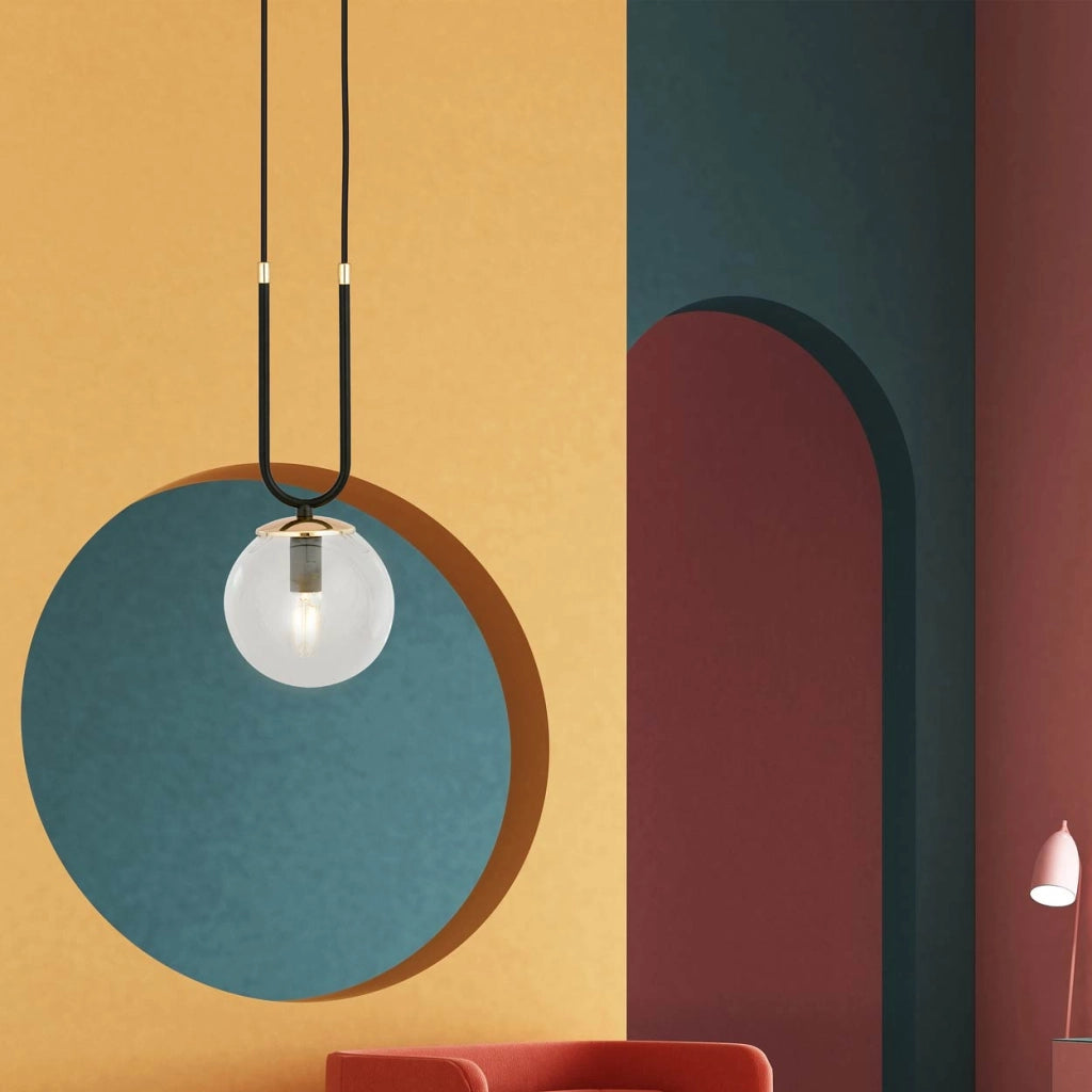 Lampada a sospensione Emibig Glam vetro trasparente E14