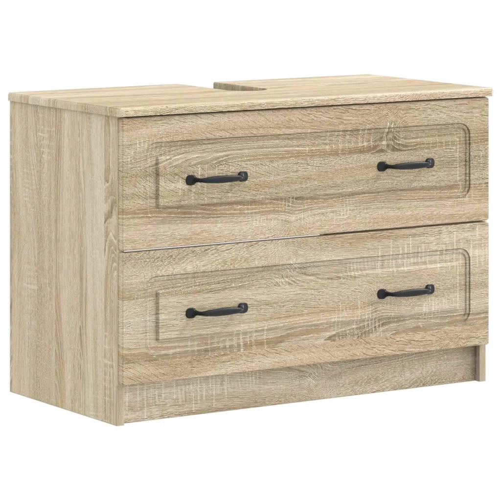 Set di Armadi da Bagno da 2 Pezzi UTRECHT Rovere Sonoma 3417731
