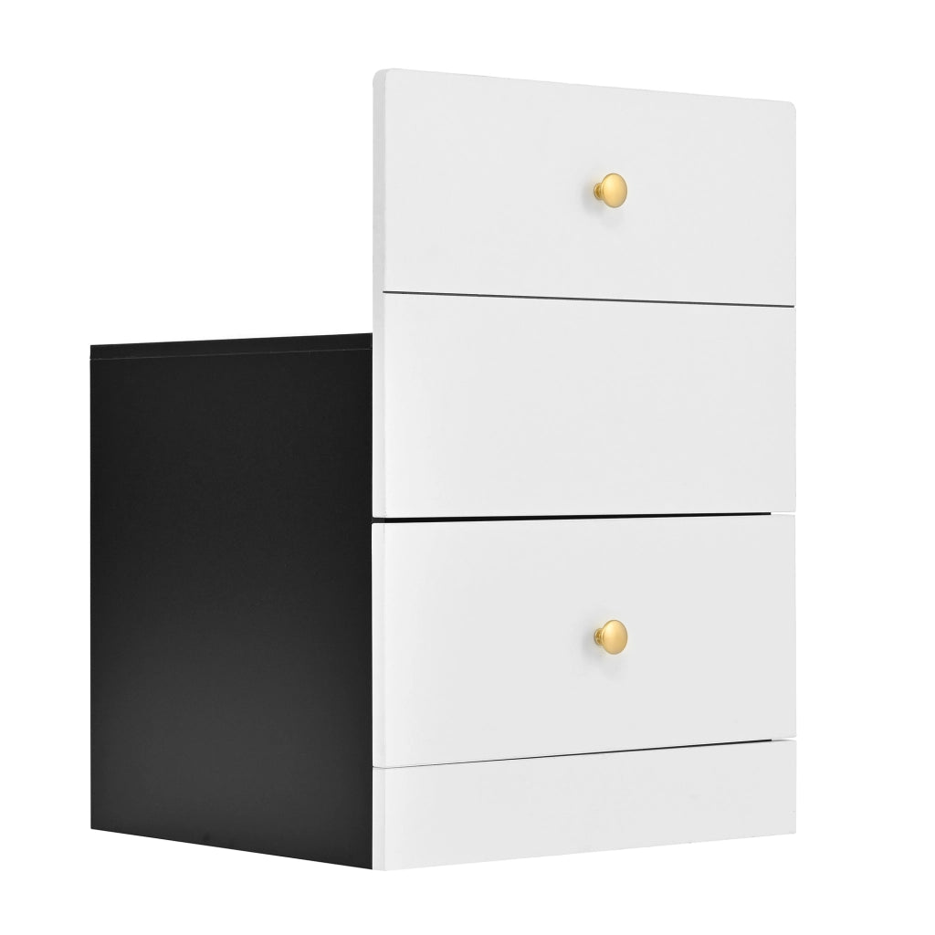 Toeletta con armadio laterale, specchio intero, 6 scomparti e 4 cassetti, per camera da letto, 90 × 50,5 × 160 cm