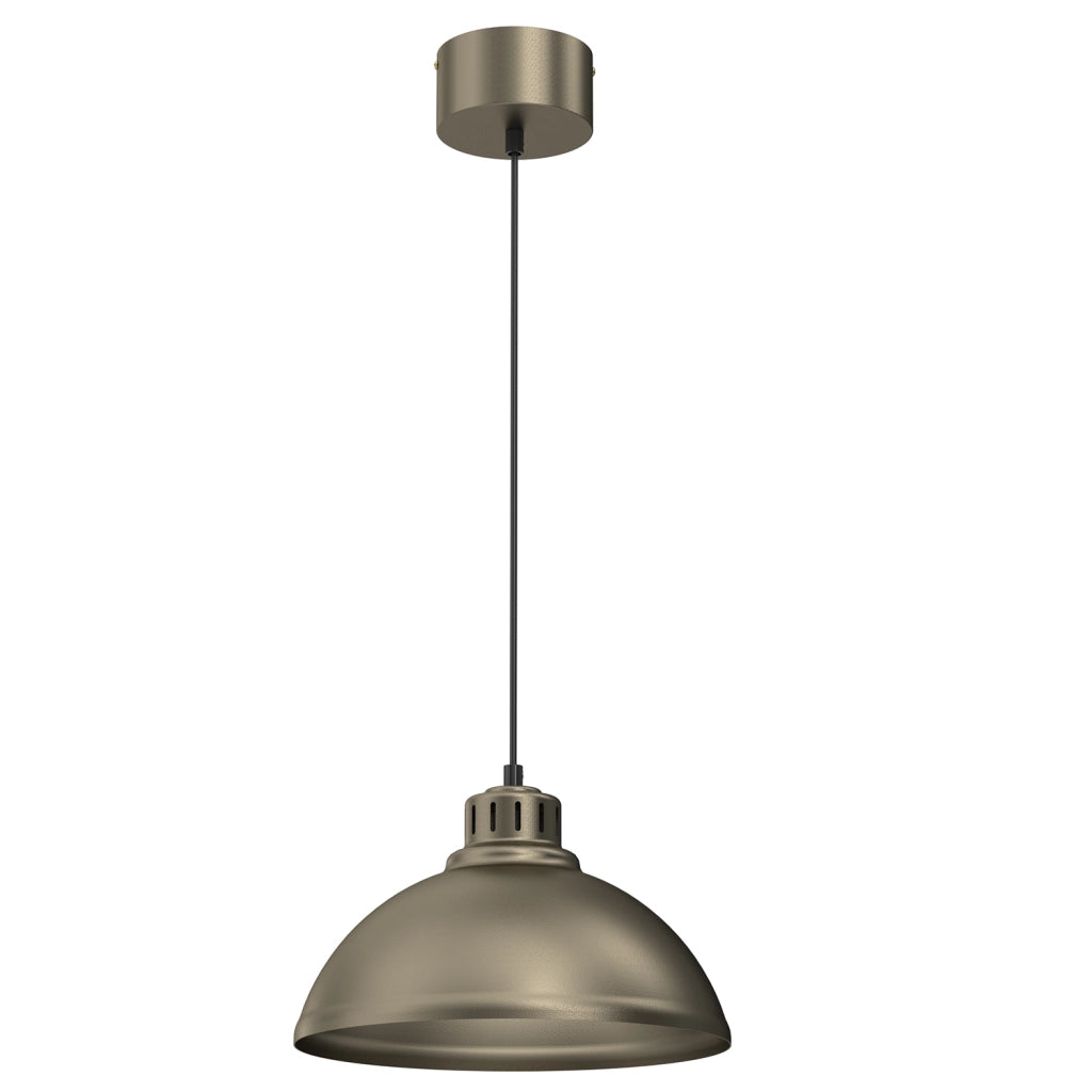 Lampada a sospensione Sven oro titanio Ø30 E27 Luminex
