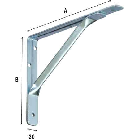 REGGIMENSOLA GRANDE PORTATA 395x245 mm - portata coppia max 215 kg