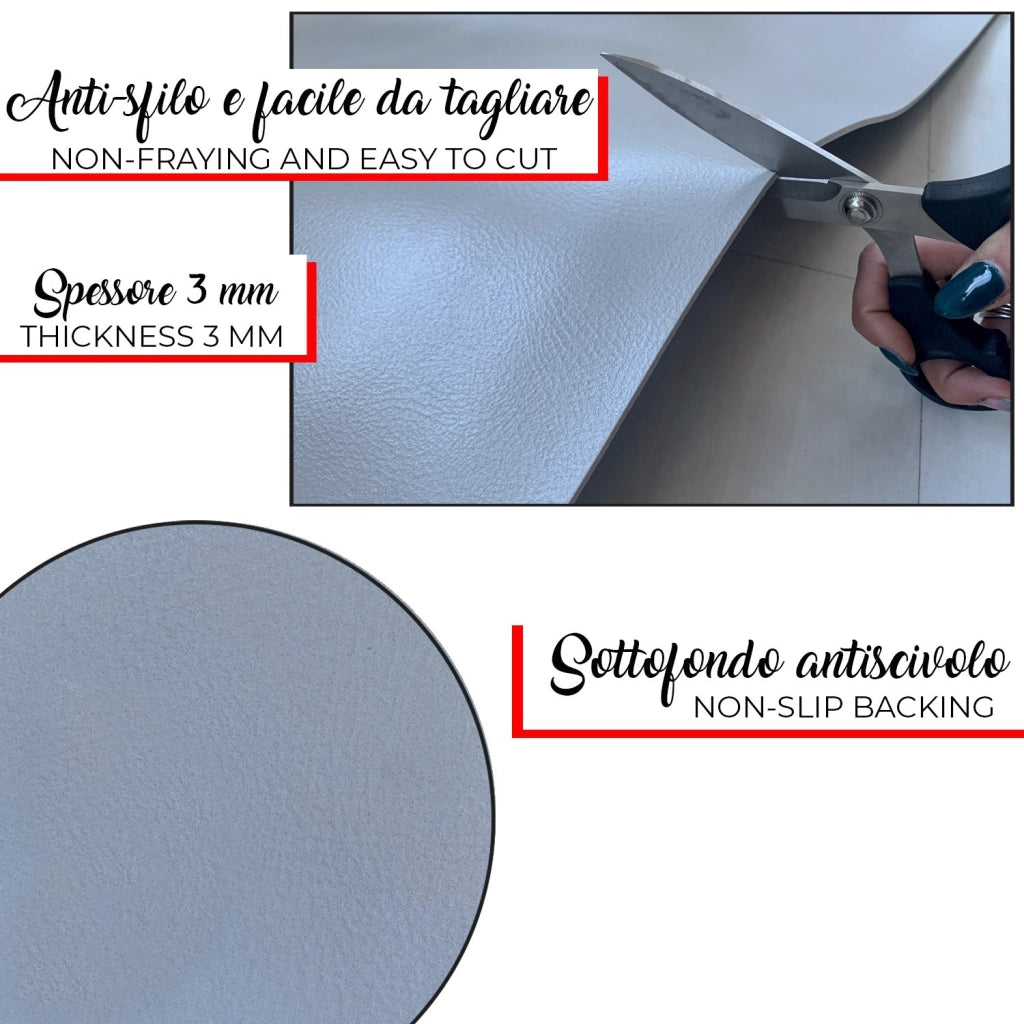 Tappeto Cucina Pvc 51x360 cm Morbido Passatoia Antimacchia Gomma Antiscivolo Flessibile Stella Marina