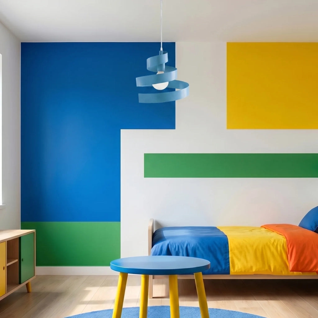 Sospensione Helix 1 Luce Blu e Bianco LuceArt Classic