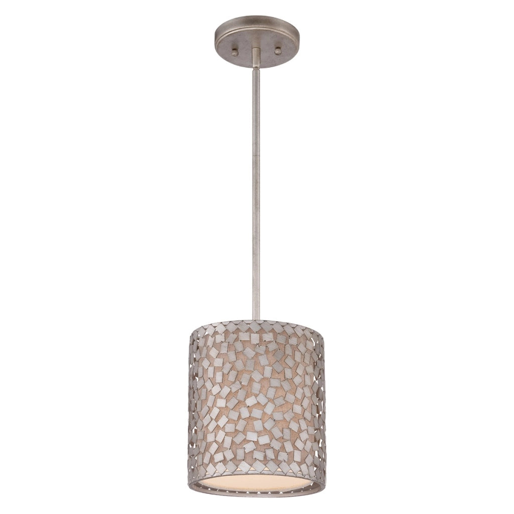 Lampada a sospensione Confetti argento antico Quoizel E27