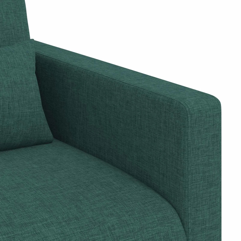 Set di divani 2 pcs Verde Scuro 158 x 78 x 80 cm Tessuto 3407540