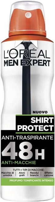 L'OREAL PARIS MEN EXPERT DEODORANTE SPRAY DA 150ML SHIRT PROTECT