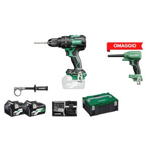 HIKOKI TRAPANO DV36DC 36V C/PERC BRUSH+SOFFIATORE