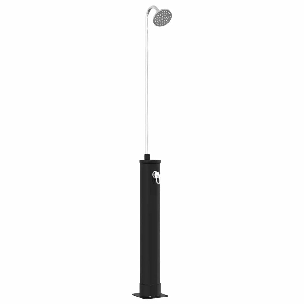 Doccia Solare con Testa Doccia PVC, ABS, Lega di zinco Nero 42039808