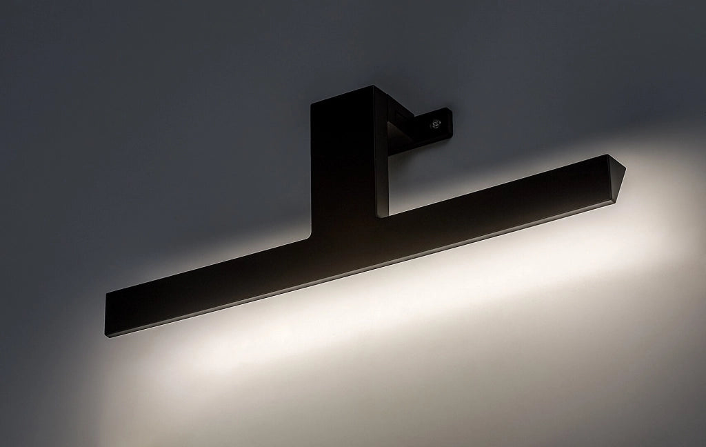 Applique bagno LED 6W Loric nera IP44 Rabalux