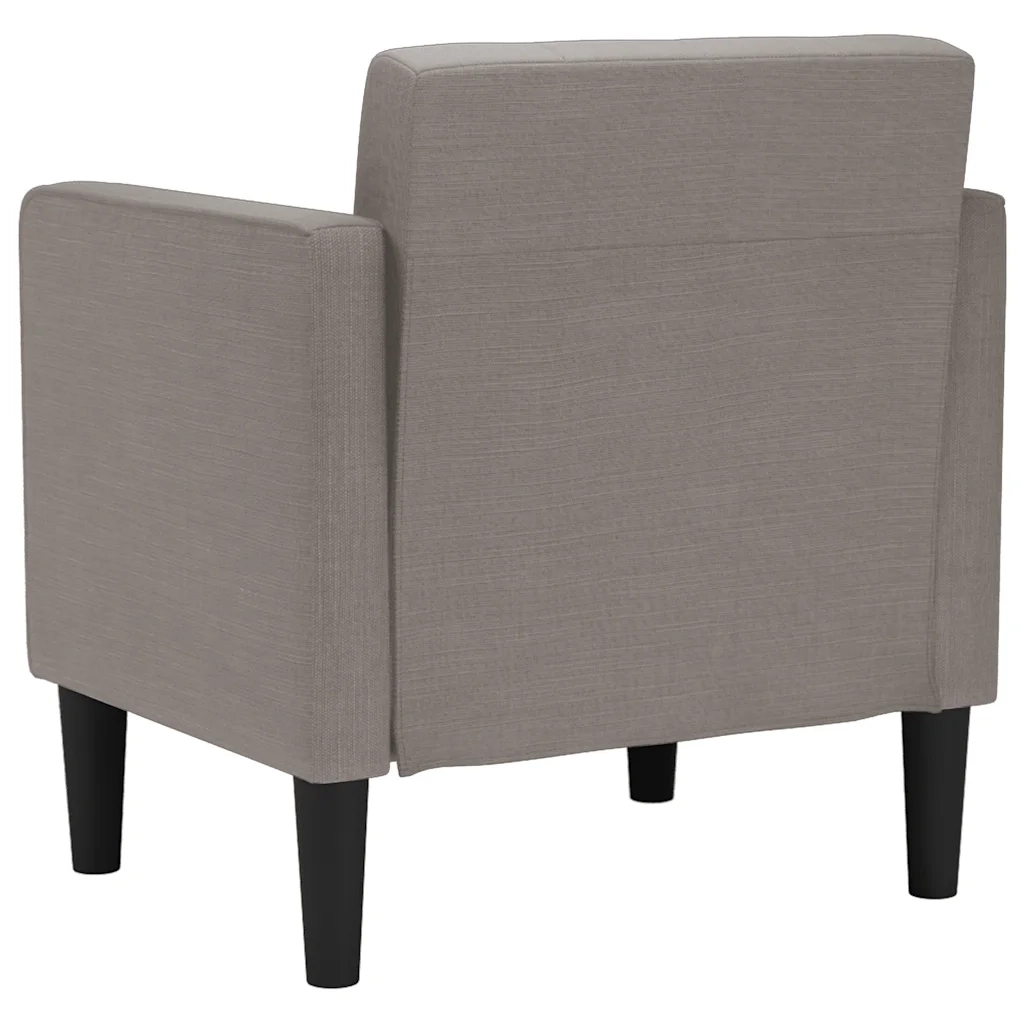 Divano Sedia con Braccioli Tortora 53 cm in Tessuto 4100547