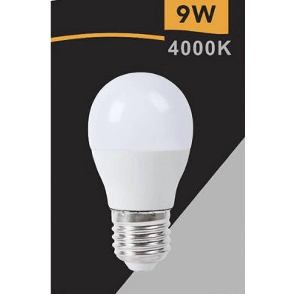 Trade Shop - Lampadina Led E27 9 W 820lm Mini Globo G45 Smd Luce Calda Fredda Naturale G45-9w -