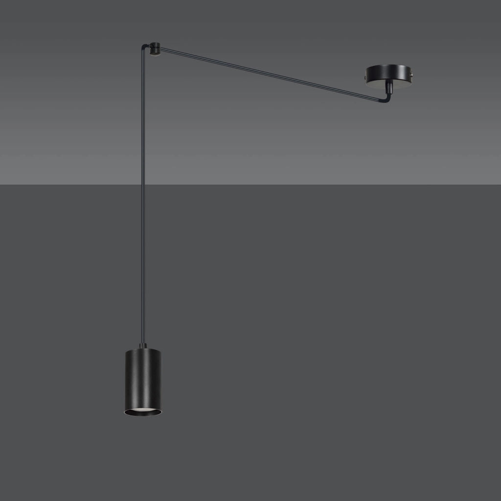 Emibig Traker lampada a sospensione nera GU10 1 luce