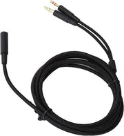 Cavo di estensione 2-in-1 adattatore per cuffie - Adatto per Cloud II/Cloud Flight/hyperx Alpha/CloudMix - 2 m / 6,6 ft