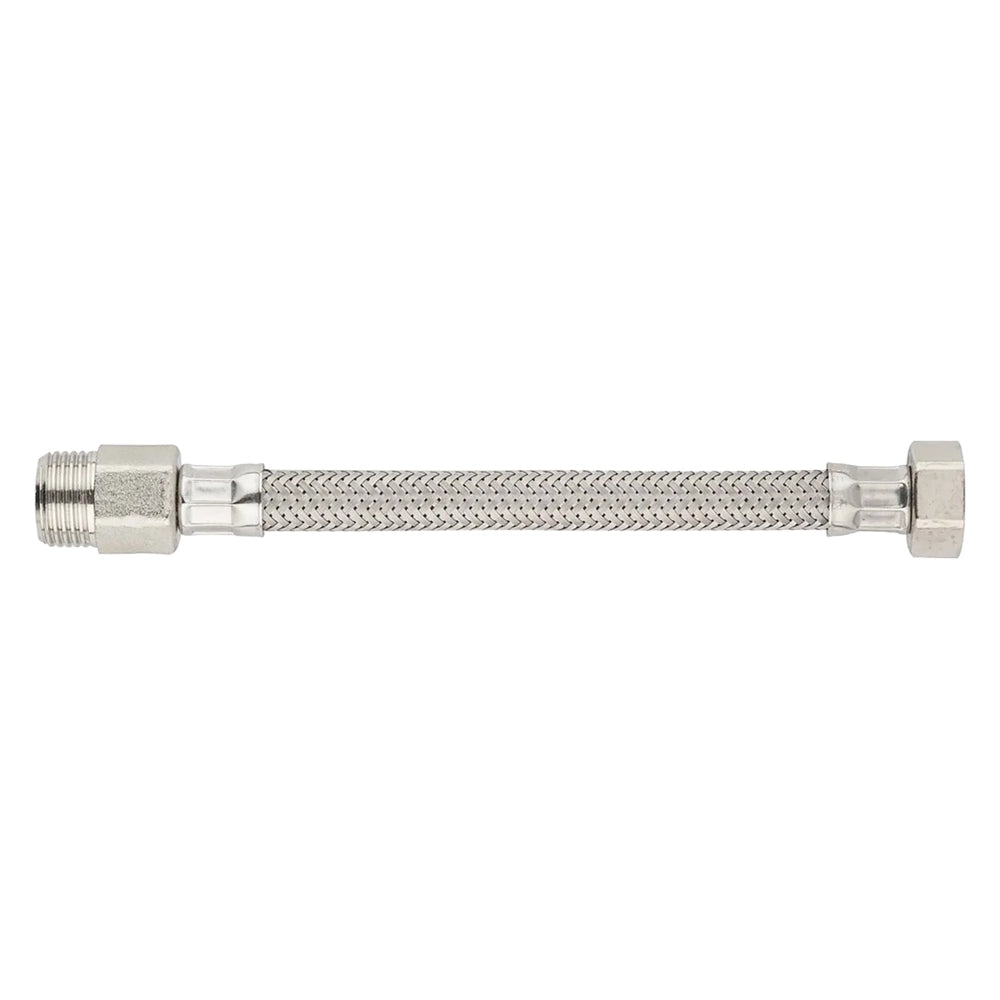 FLESSIBILE MASCHIO PROLUNGATO cm 30 - M 1/2 x 1/2 F- 5 pezzi