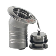 TAPPO INOX 316 FUEL INCLINATO FUEL DECK FILLER Ø MM.50