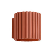 Lampada da parete AURA rosso ocra G9