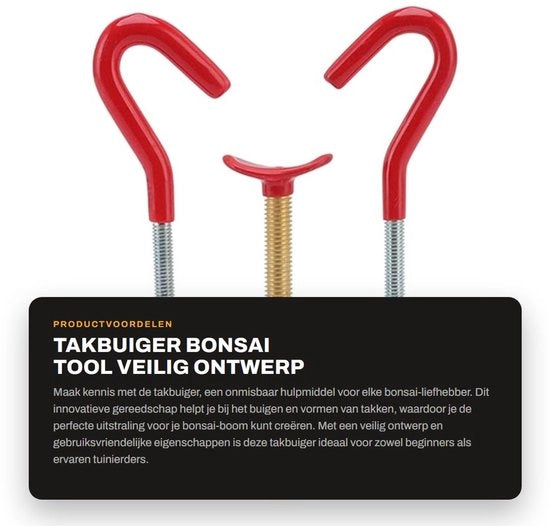Strumento per Bonsai - Disegno Sicuro - Acciaio di Carbone - Flessibilità delle Foglie - Adatto per Appassionati di Giardino - 16 x 12 x 3 cm