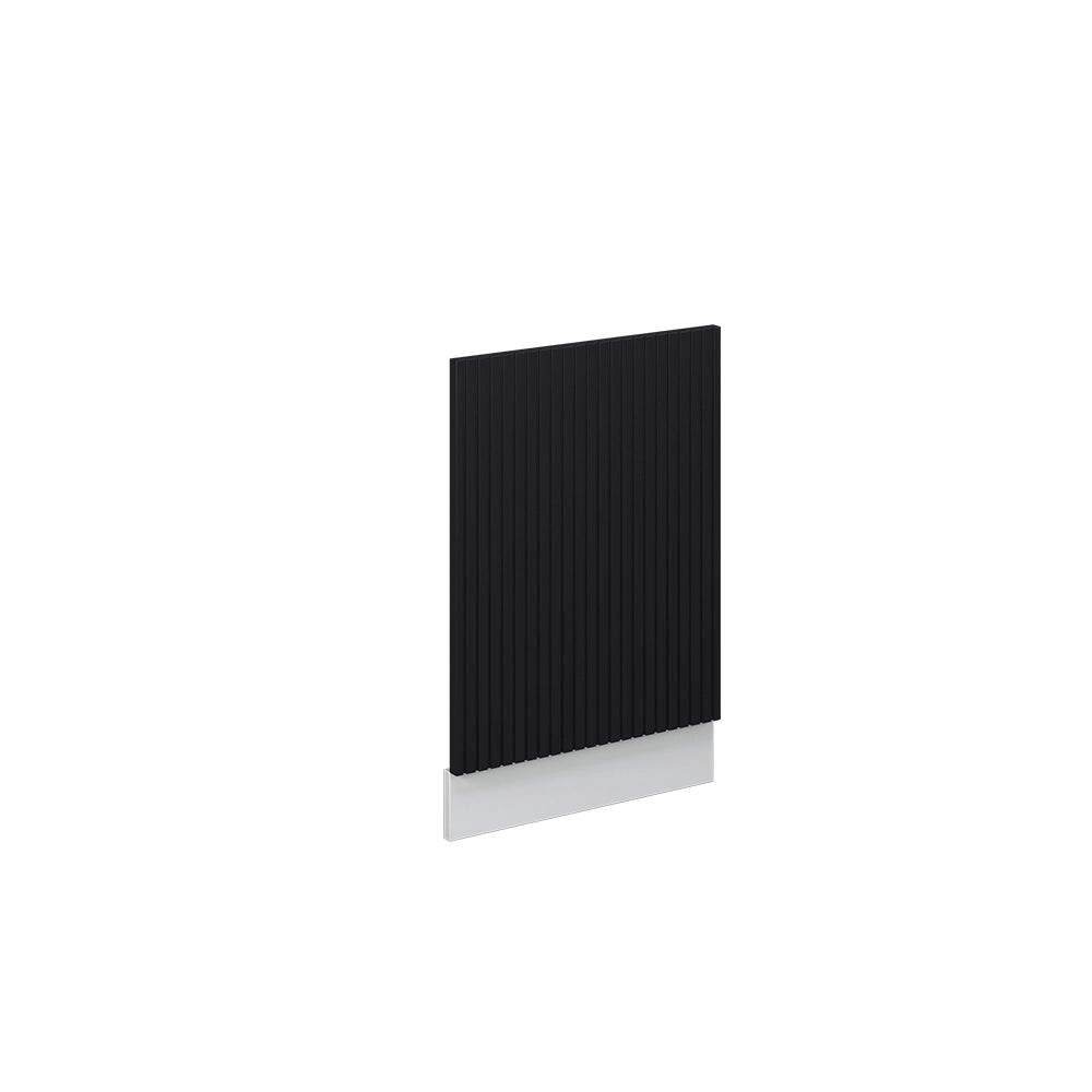 Pannello frontale Fame-Line Nero rigato/Bianco 45 cm senza piano di lavoro Vicco