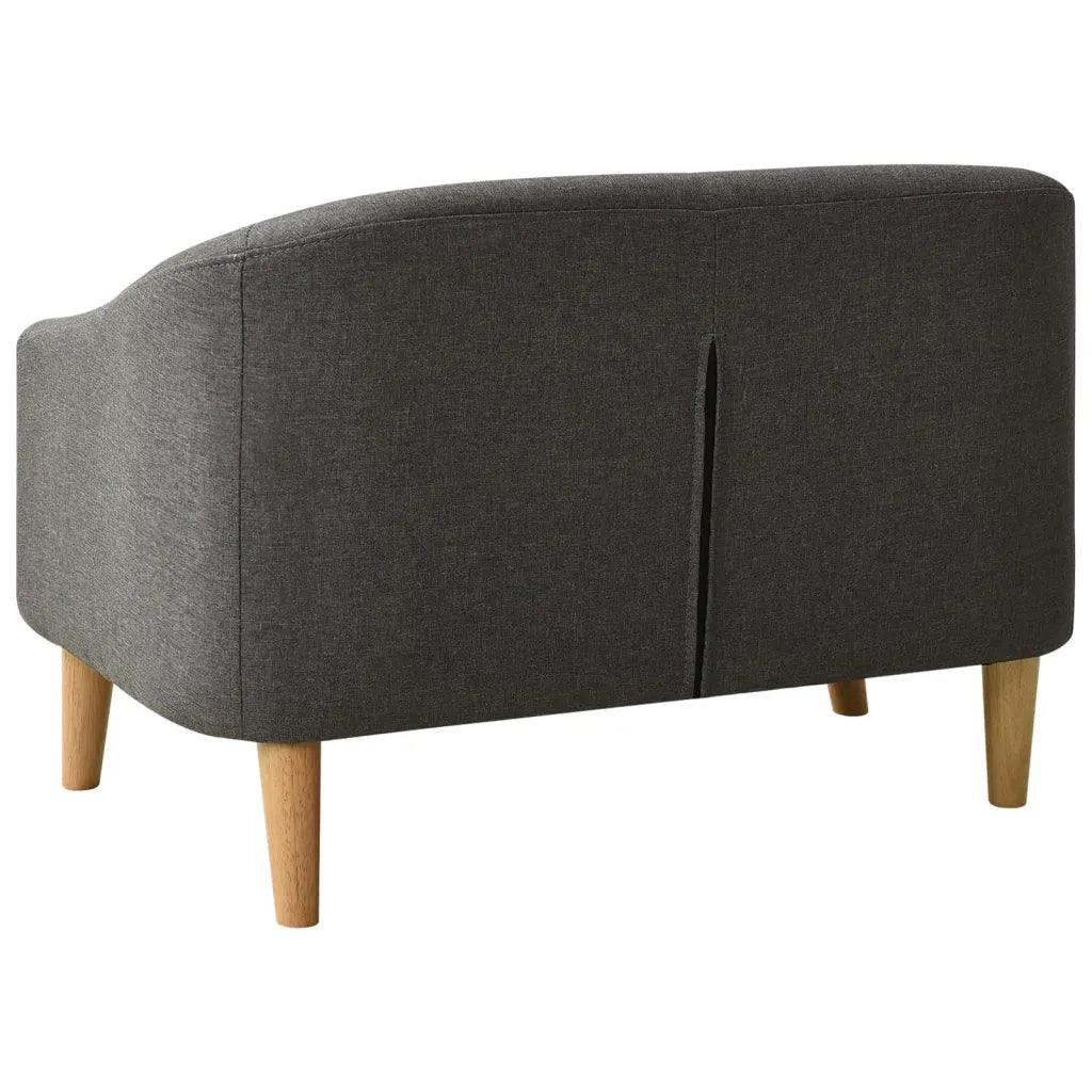 Divano per Bambini Grigio in Tessuto 325499