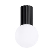 Lampada da soffitto HALO nera IP44