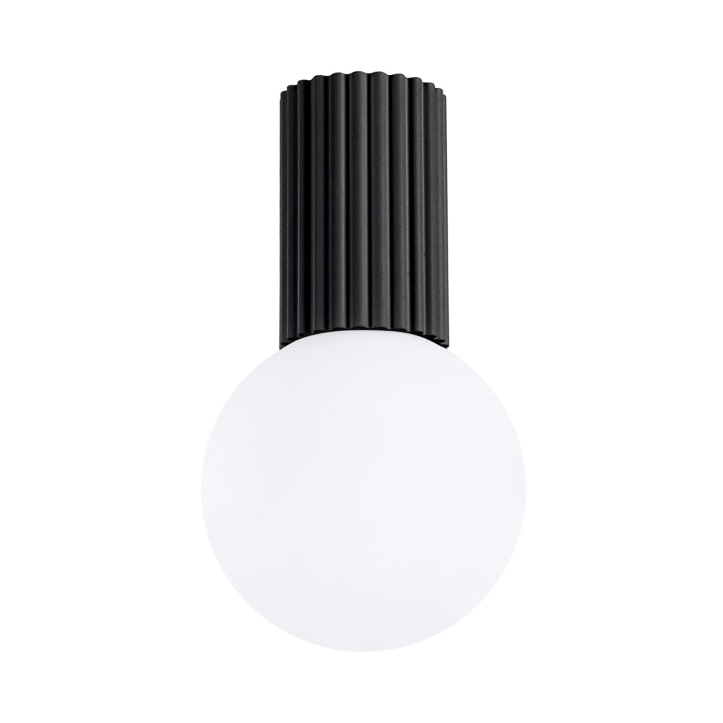 Lampada da soffitto HALO nera IP44