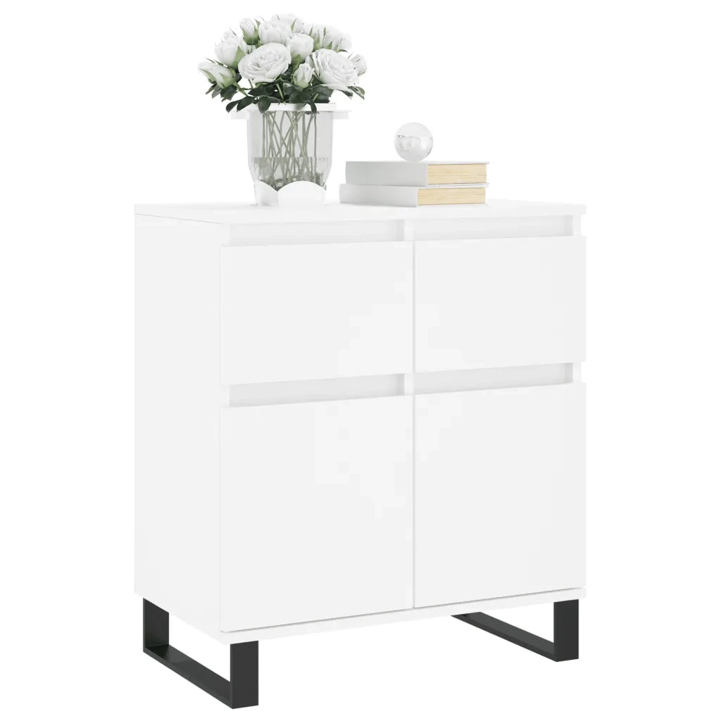 Credenza Bianca 60x35x70 cm in Legno Multistrato 831124