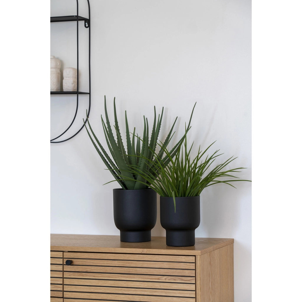 Pianta Artificiale Aloe, Verde, Plastica PE, 30,5x30,5x51 cm