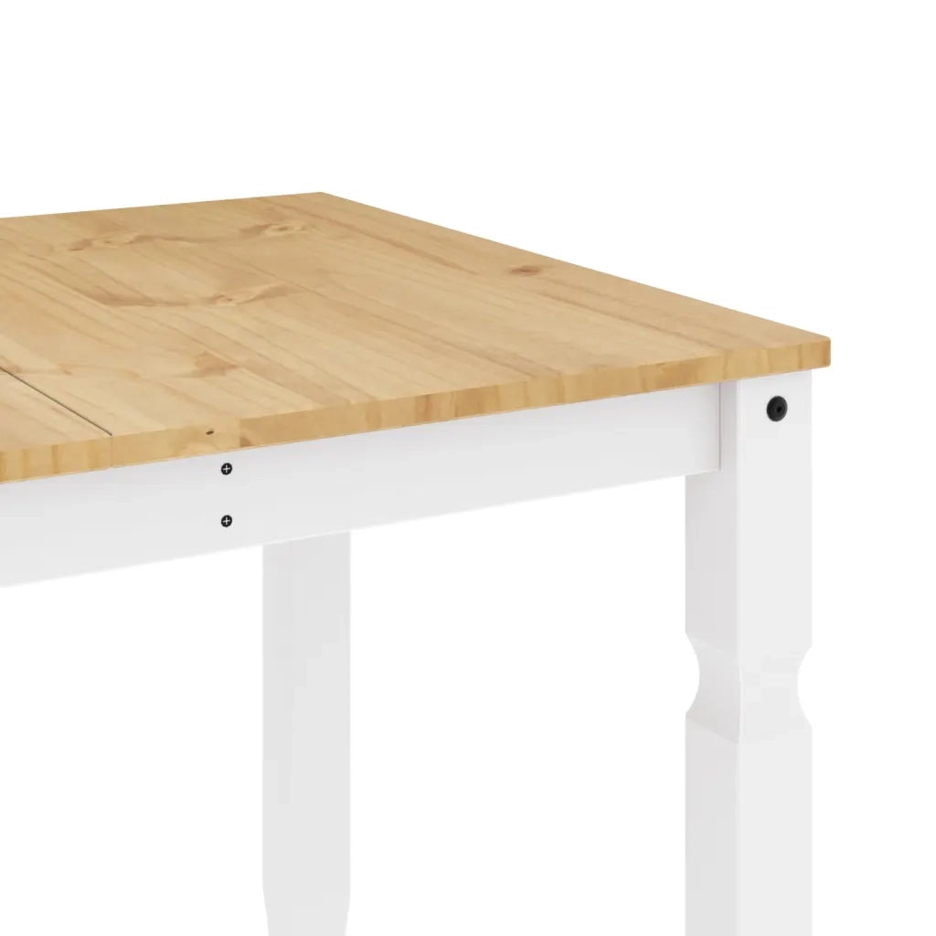 Tavolo da Pranzo | Tavolo da cucina Corona 160x80x75 cm in Legno Massello di Pino