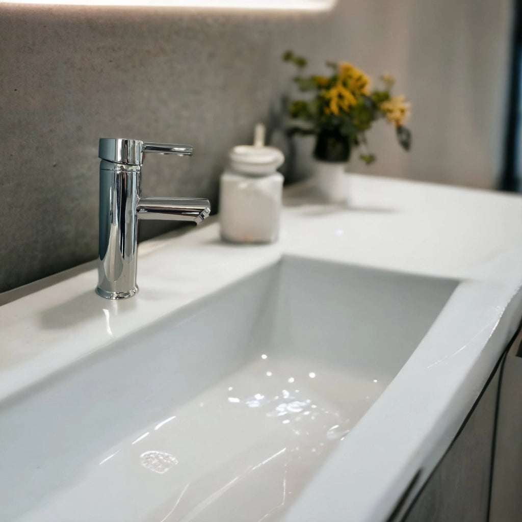 SET COMPLETO RUBINETTERIA LAVABO E BIDET